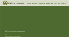 Desktop Screenshot of cityoflorettotn.com